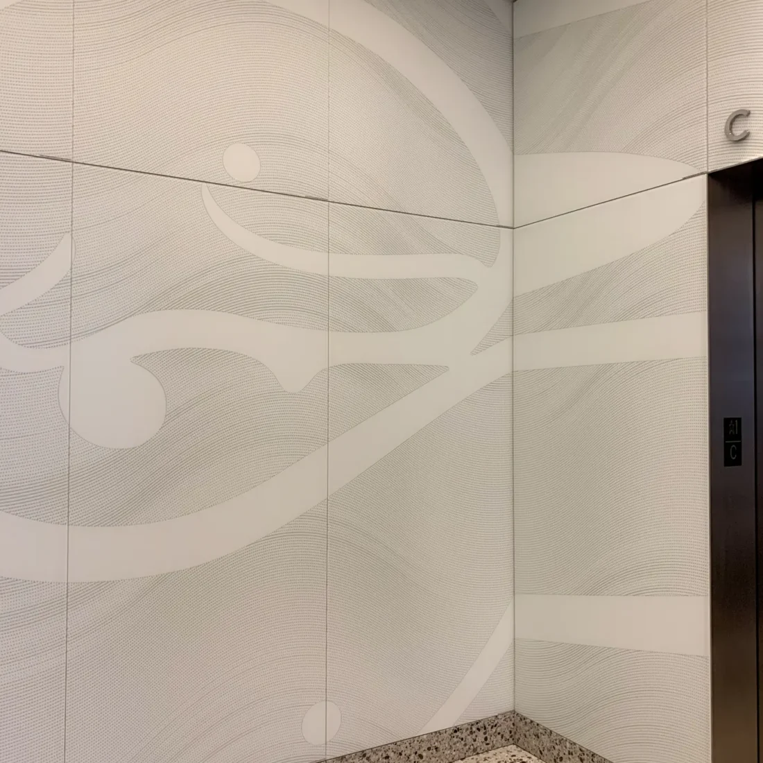 Glazing at Building Cure: curtain wall, glass doors and interior glass.