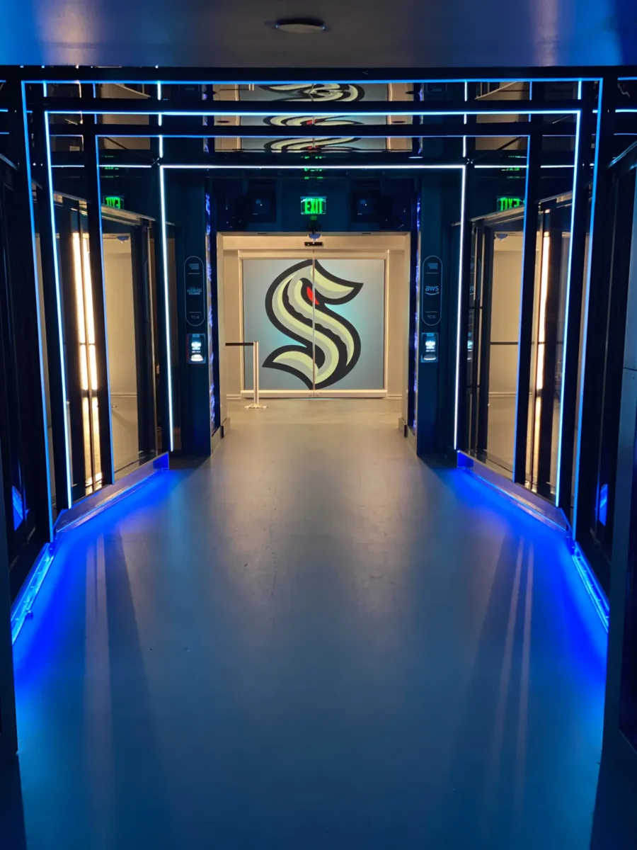 Glass and glazing at Climate Pledge Arena.