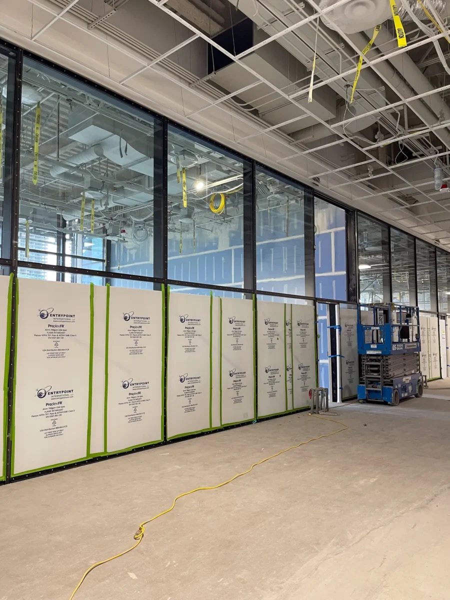 Glazing at the Seattle Convention Center Summit building: storefront, entrances and interior glass.